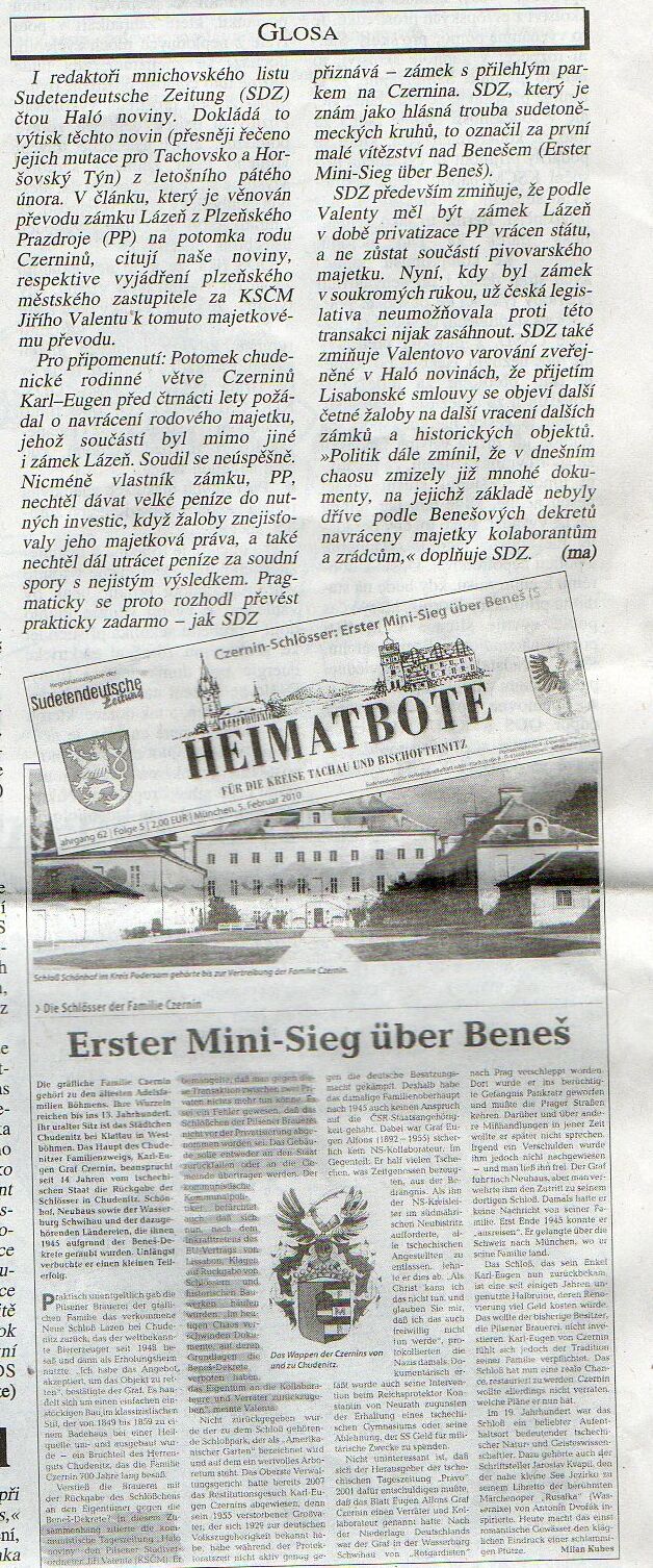 Sudetendeutsche Zeitung Heimatbote